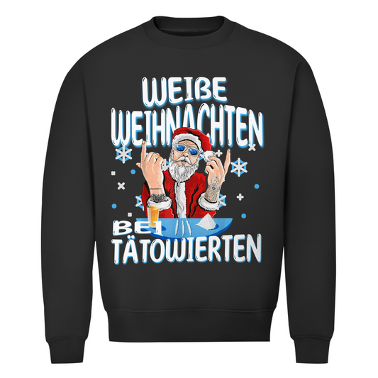 Weiße Weihnachten - Unisex Weihnachtssweater Clothes  Schwarz XS  Tattoo Fashion von inked-mafia.de. Dieses Teil gehört in jeden Kleiderschrank eines inked-rebels! Finde ideale Geschenke für Tätowierte, Tattoofans oder Tätowierer.