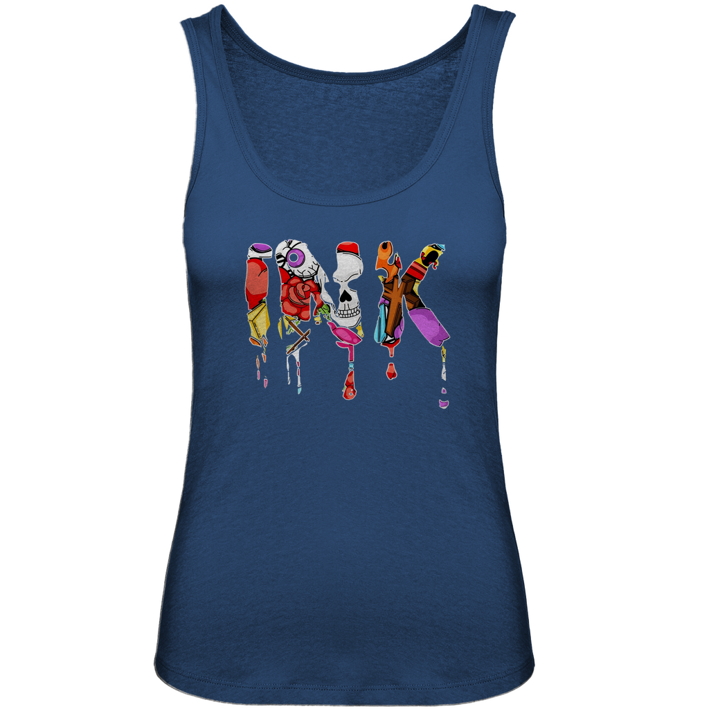 Ink - Damen Tank Top Clothes Navy Blue XS Tattoo Fashion von inked-mafia.de. Dieses Teil gehört in jeden Kleiderschrank eines inked-rebels! Finde ideale Geschenke für Tätowierte, Tattoofans oder Tätowierer.