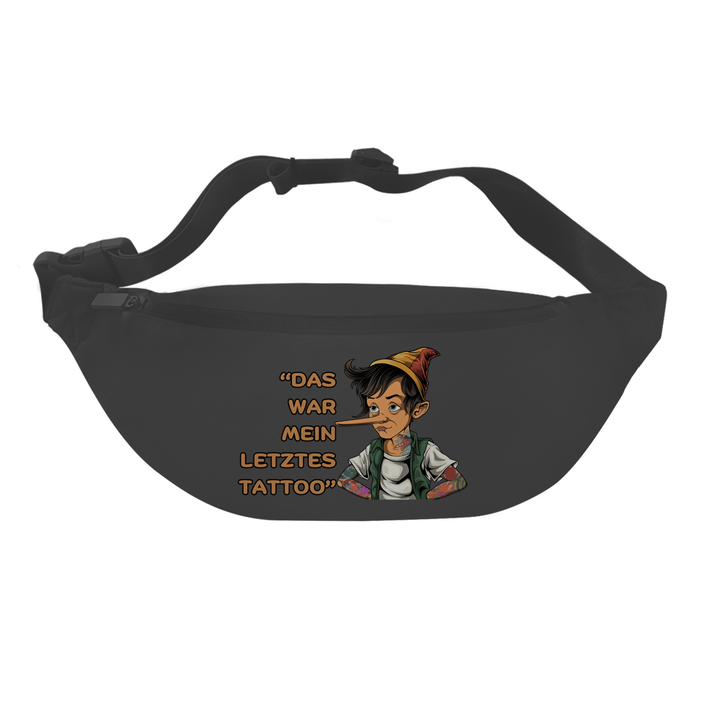 Inkoccio - Bauchtasche Accessories Schwarz Tattoo Fashion von inked-mafia.de. Dieses Teil gehört in jeden Kleiderschrank eines inked-rebels! Finde ideale Geschenke für Tätowierte, Tattoofans oder Tätowierer.