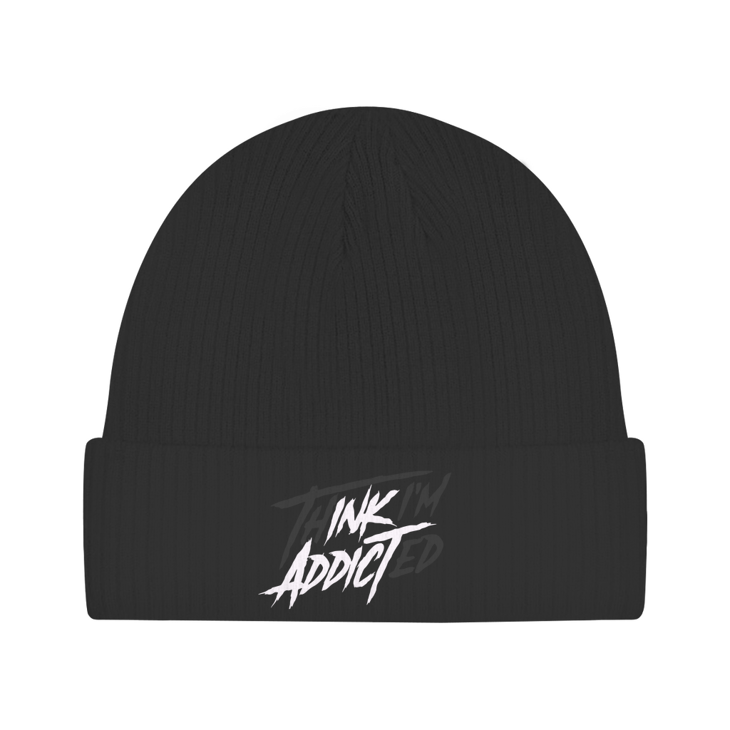 Ink Addict - Beanie Accessories Schwarz One size Tattoo Fashion von inked-mafia.de. Dieses Teil gehört in jeden Kleiderschrank eines inked-rebels! Finde ideale Geschenke für Tätowierte, Tattoofans oder Tätowierer.