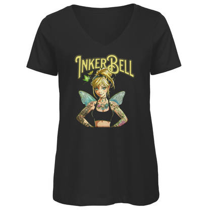 Inkerbell - Damen Shirt Clothes  Schwarz XS  Tattoo Fashion von inked-mafia.de. Dieses Teil gehört in jeden Kleiderschrank eines inked-rebels! Finde ideale Geschenke für Tätowierte, Tattoofans oder Tätowierer.