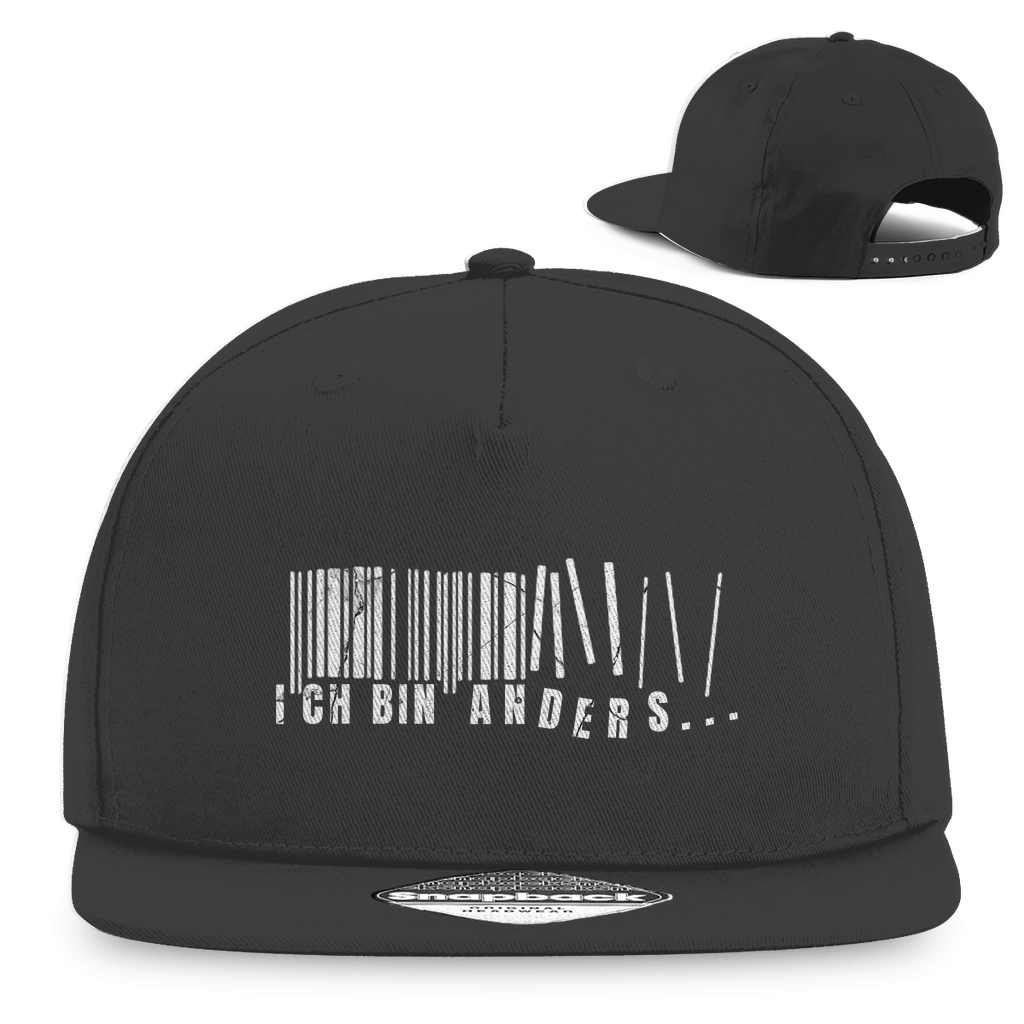 Anders - Snapback Cap Accessories  Graphite Grey   Tattoo Fashion von inked-mafia.de. Dieses Teil gehört in jeden Kleiderschrank eines inked-rebels! Finde ideale Geschenke für Tätowierte, Tattoofans oder Tätowierer.