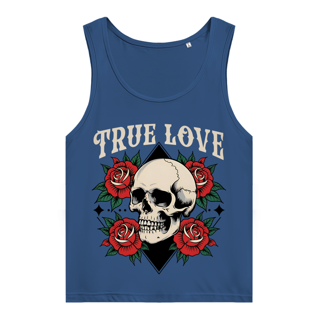 True Love - Damen Tank Top Clothes Navy Blue XS Tattoo Fashion von inked-mafia.de. Dieses Teil gehört in jeden Kleiderschrank eines inked-rebels! Finde ideale Geschenke für Tätowierte, Tattoofans oder Tätowierer.