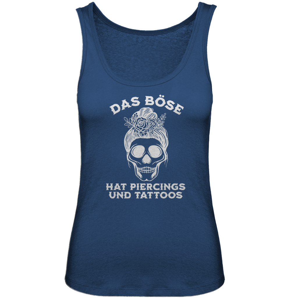 Das Böse - Damen Tank Top Clothes  Navy Blue XS  Tattoo Fashion von inked-mafia.de. Dieses Teil gehört in jeden Kleiderschrank eines inked-rebels! Finde ideale Geschenke für Tätowierte, Tattoofans oder Tätowierer.