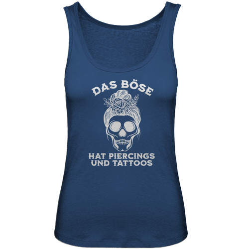 Das Böse - Damen Tank Top Clothes  Navy Blue XS  Tattoo Fashion von inked-mafia.de. Dieses Teil gehört in jeden Kleiderschrank eines inked-rebels! Finde ideale Geschenke für Tätowierte, Tattoofans oder Tätowierer.