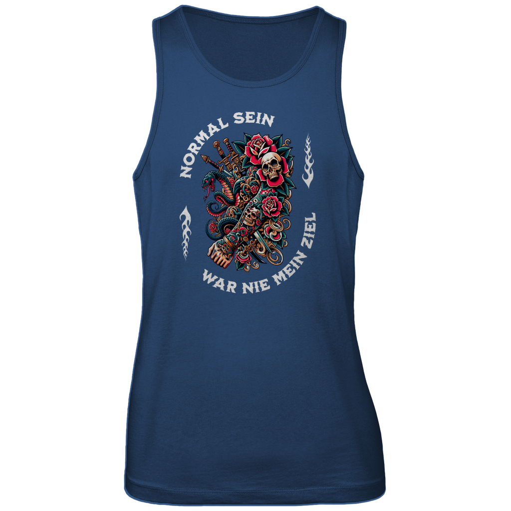 Normal - Herren Tank Top Clothes Navy Blue S Tattoo Fashion von inked-mafia.de. Dieses Teil gehört in jeden Kleiderschrank eines inked-rebels! Finde ideale Geschenke für Tätowierte, Tattoofans oder Tätowierer.