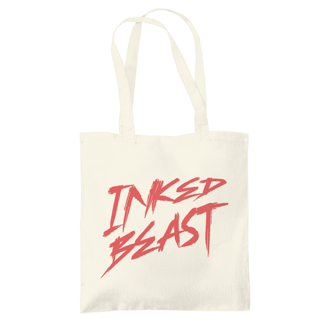 Inked Beast - Jutebeutel Accessories Beige Tattoo Fashion von inked-mafia.de. Dieses Teil gehört in jeden Kleiderschrank eines inked-rebels! Finde ideale Geschenke für Tätowierte, Tattoofans oder Tätowierer.