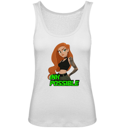 Ink Possible - Damen Tank Top Clothes Weiß XS Tattoo Fashion von inked-mafia.de. Dieses Teil gehört in jeden Kleiderschrank eines inked-rebels! Finde ideale Geschenke für Tätowierte, Tattoofans oder Tätowierer.