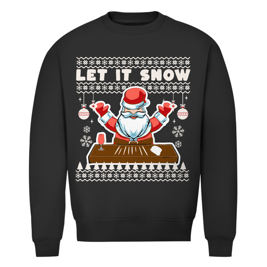 Snow - Unisex Weihnachtssweater Clothes  Schwarz XS  Tattoo Fashion von inked-mafia.de. Dieses Teil gehört in jeden Kleiderschrank eines inked-rebels! Finde ideale Geschenke für Tätowierte, Tattoofans oder Tätowierer.