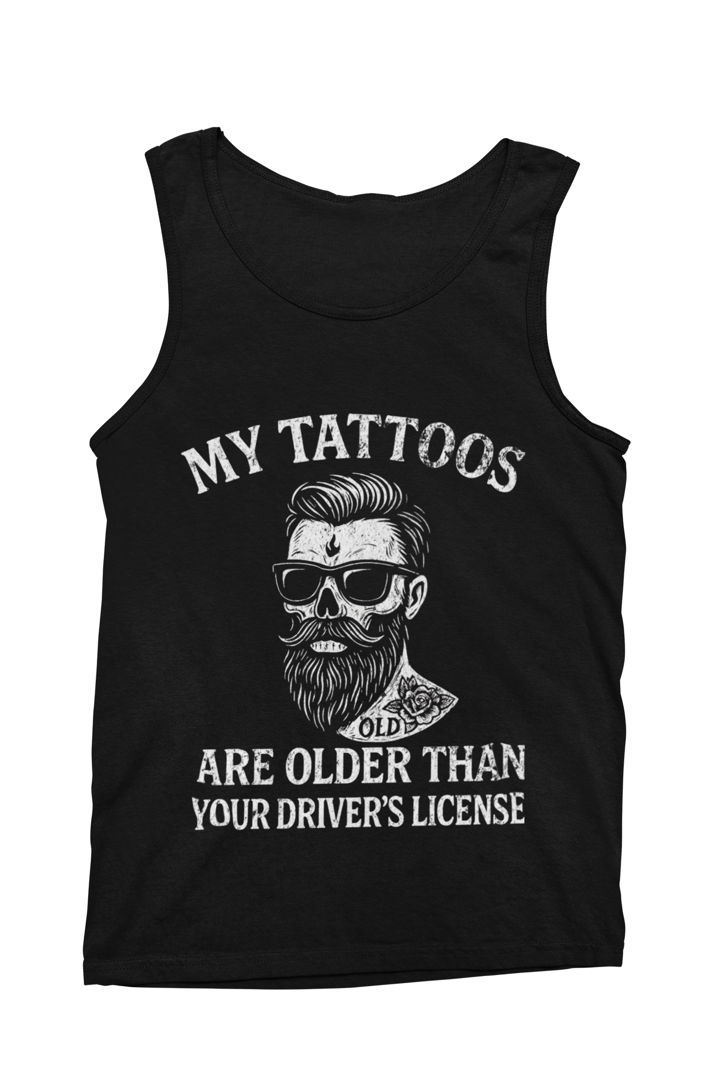 Drivers License - Herren Tank Top Clothes Tattoo Fashion von inked-mafia.de. Dieses Teil gehört in jeden Kleiderschrank eines inked-rebels! Finde ideale Geschenke für Tätowierte, Tattoofans oder Tätowierer.