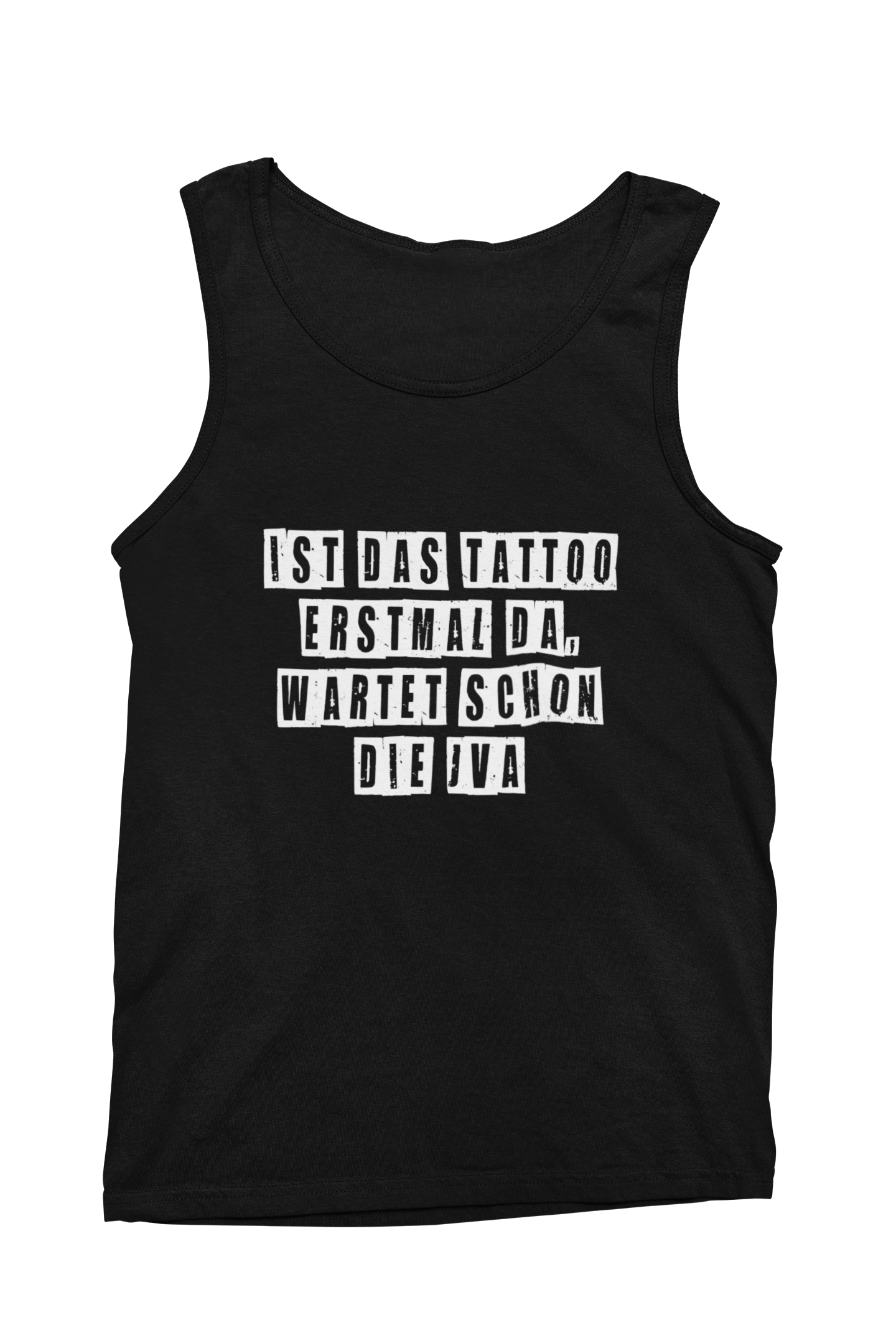 JVA - Herren Tank Top Clothes Schwarz S Tattoo Fashion von inked-mafia.de. Dieses Teil gehört in jeden Kleiderschrank eines inked-rebels! Finde ideale Geschenke für Tätowierte, Tattoofans oder Tätowierer.