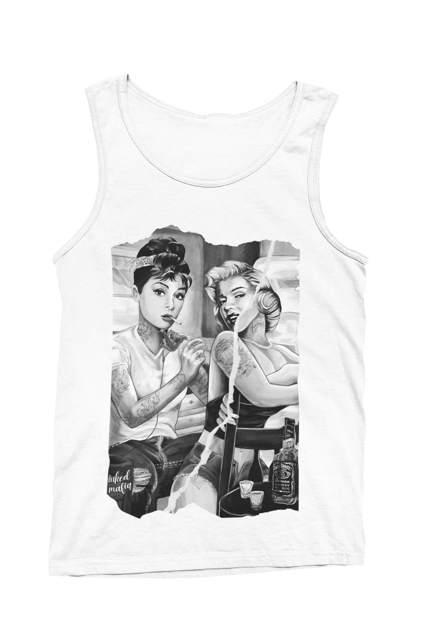 Old Style - Herren Tank Top Clothes Weiß S Tattoo Fashion von inked-mafia.de. Dieses Teil gehört in jeden Kleiderschrank eines inked-rebels! Finde ideale Geschenke für Tätowierte, Tattoofans oder Tätowierer.