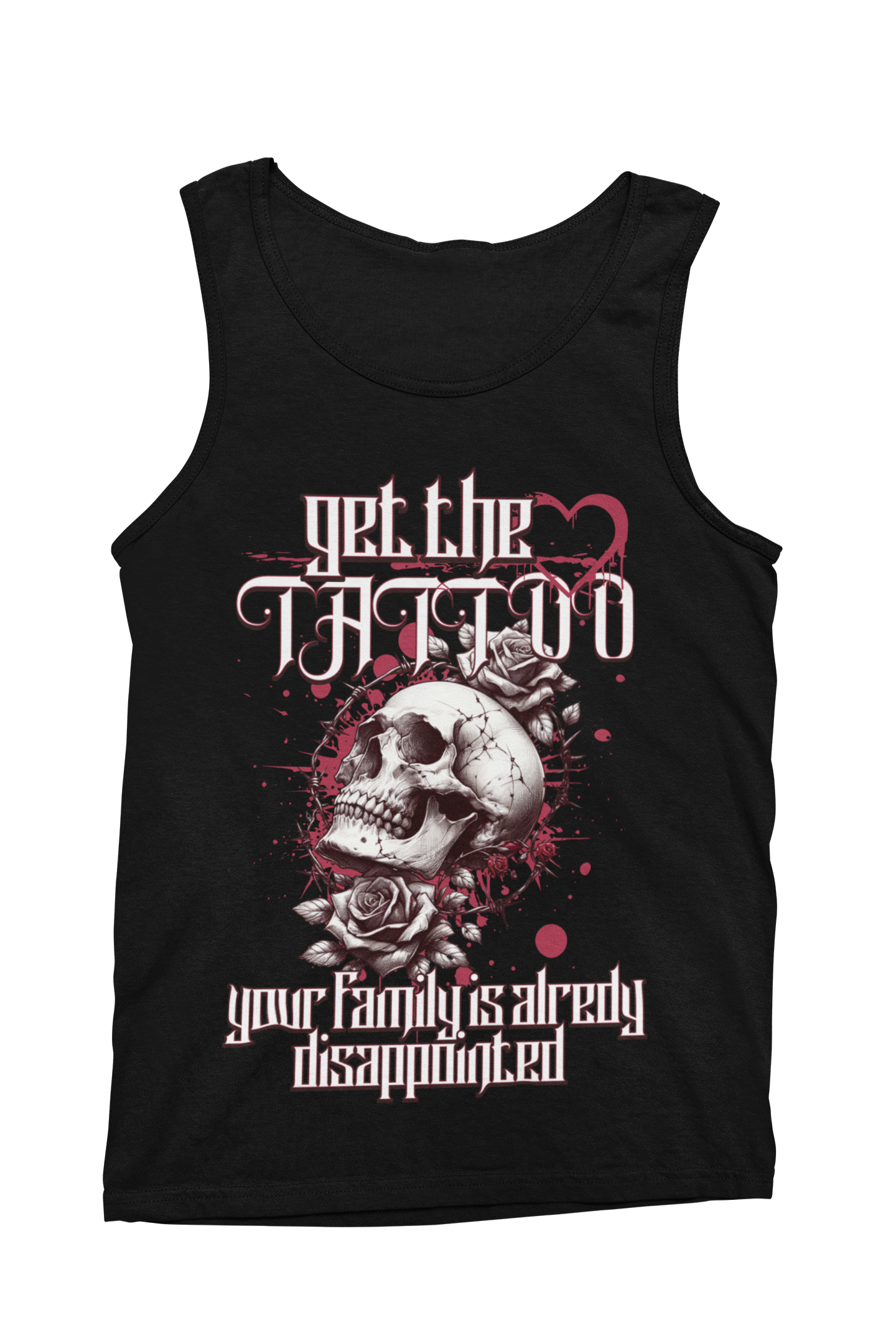 Disappointed - Herren Tank Top Clothes Tattoo Fashion von inked-mafia.de. Dieses Teil gehört in jeden Kleiderschrank eines inked-rebels! Finde ideale Geschenke für Tätowierte, Tattoofans oder Tätowierer.