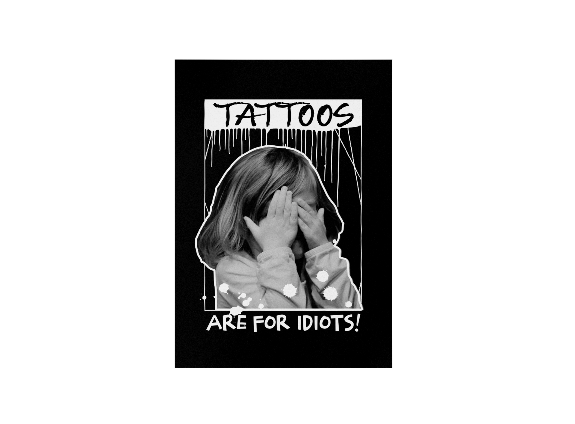 Idiots - Poster Poster     Tattoo Fashion von inked-mafia.de. Dieses Teil gehört in jeden Kleiderschrank eines inked-rebels! Finde ideale Geschenke für Tätowierte, Tattoofans oder Tätowierer.