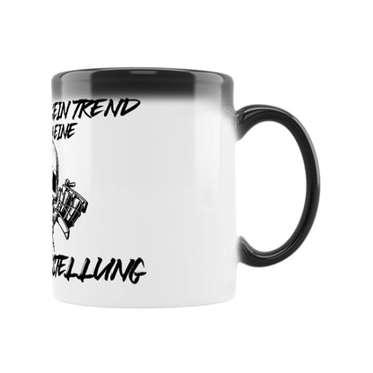 Tattoos sind kein Trend - Zaubertasse Mug     Tattoo Fashion von inked-mafia.de. Dieses Teil gehört in jeden Kleiderschrank eines inked-rebels! Finde ideale Geschenke für Tätowierte, Tattoofans oder Tätowierer.