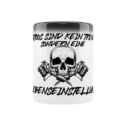 Tattoos sind kein Trend - Zaubertasse Mug     Tattoo Fashion von inked-mafia.de. Dieses Teil gehört in jeden Kleiderschrank eines inked-rebels! Finde ideale Geschenke für Tätowierte, Tattoofans oder Tätowierer.