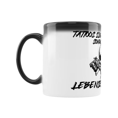 Tattoos sind kein Trend - Zaubertasse Mug     Tattoo Fashion von inked-mafia.de. Dieses Teil gehört in jeden Kleiderschrank eines inked-rebels! Finde ideale Geschenke für Tätowierte, Tattoofans oder Tätowierer.