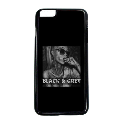 Black & grey - iPhone Hülle CoverLarge     Tattoo Fashion von inked-mafia.de. Dieses Teil gehört in jeden Kleiderschrank eines inked-rebels! Finde ideale Geschenke für Tätowierte, Tattoofans oder Tätowierer.