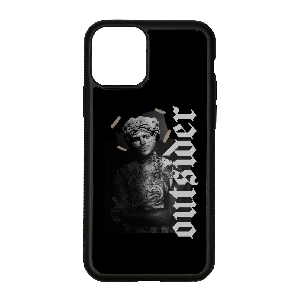 Outsider - iPhone Hülle CoverLarge     Tattoo Fashion von inked-mafia.de. Dieses Teil gehört in jeden Kleiderschrank eines inked-rebels! Finde ideale Geschenke für Tätowierte, Tattoofans oder Tätowierer.