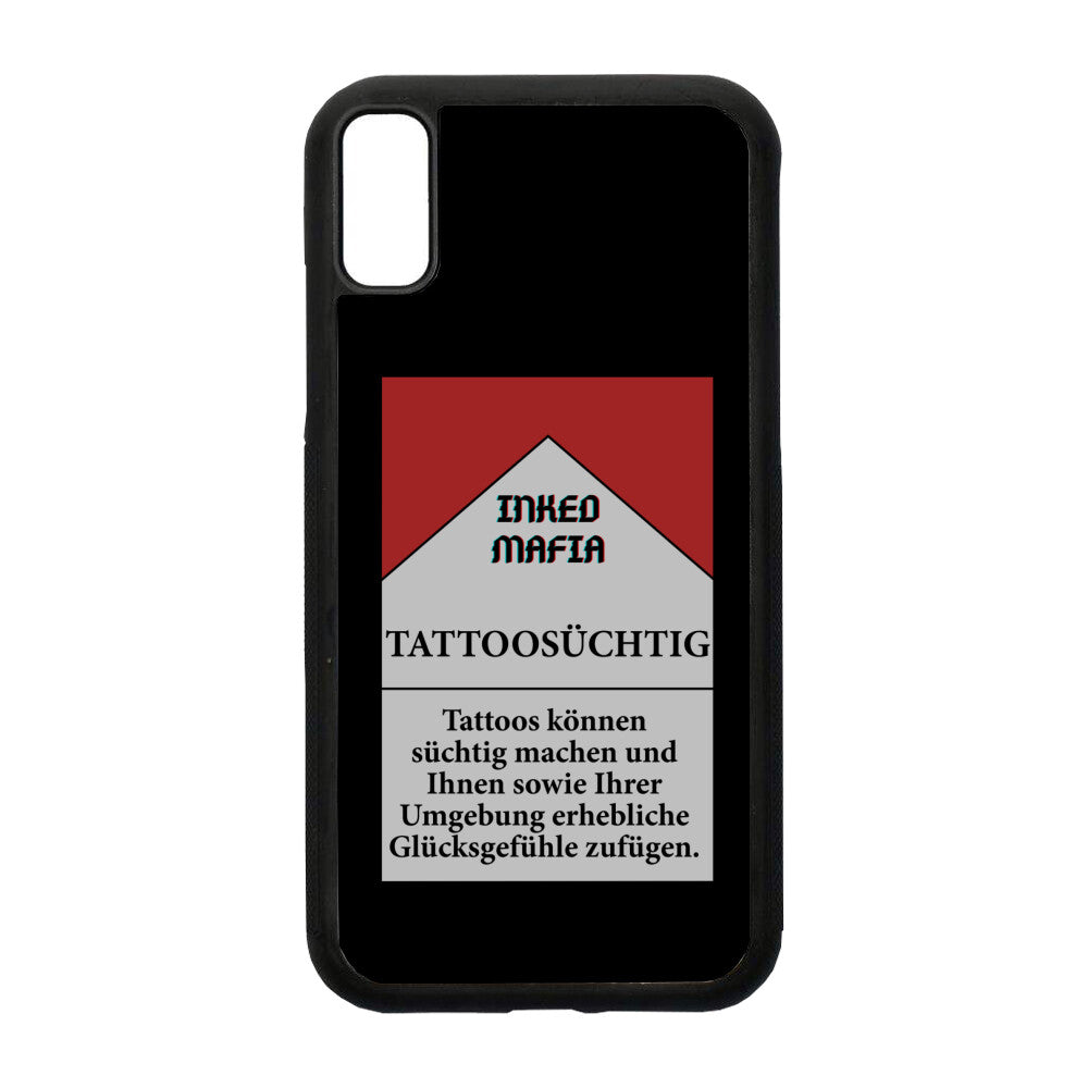 Tattooschachtel - iPhone Hülle CoverLarge     Tattoo Fashion von inked-mafia.de. Dieses Teil gehört in jeden Kleiderschrank eines inked-rebels! Finde ideale Geschenke für Tätowierte, Tattoofans oder Tätowierer.