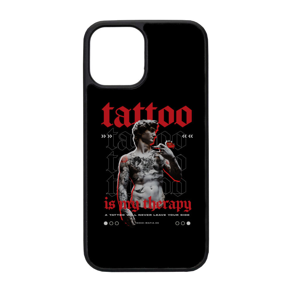 Therapy - iPhone Hülle CoverLarge     Tattoo Fashion von inked-mafia.de. Dieses Teil gehört in jeden Kleiderschrank eines inked-rebels! Finde ideale Geschenke für Tätowierte, Tattoofans oder Tätowierer.