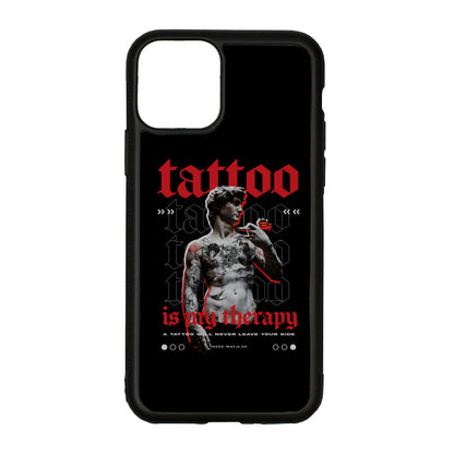 Therapy - iPhone Hülle CoverLarge     Tattoo Fashion von inked-mafia.de. Dieses Teil gehört in jeden Kleiderschrank eines inked-rebels! Finde ideale Geschenke für Tätowierte, Tattoofans oder Tätowierer.