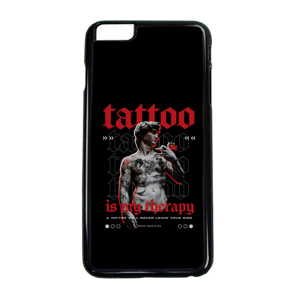 Therapy - iPhone Hülle CoverLarge     Tattoo Fashion von inked-mafia.de. Dieses Teil gehört in jeden Kleiderschrank eines inked-rebels! Finde ideale Geschenke für Tätowierte, Tattoofans oder Tätowierer.