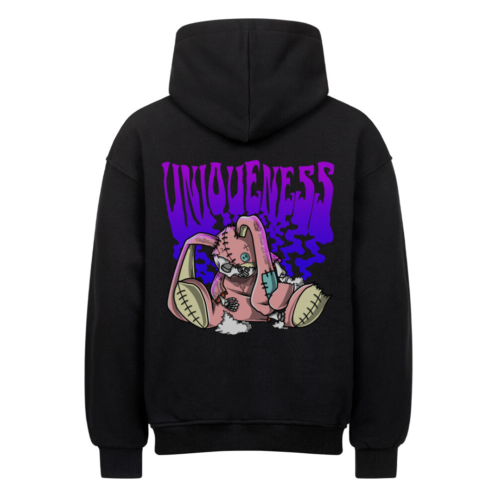 Uniqueness - Heavy Oversized Backprint Hoodie Hoodie     Tattoo Fashion von inked-mafia.de. Dieses Teil gehört in jeden Kleiderschrank eines inked-rebels! Finde ideale Geschenke für Tätowierte, Tattoofans oder Tätowierer.