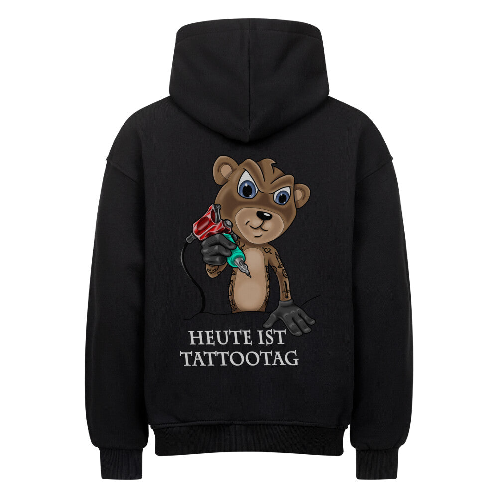 Tattootag - Heavy Oversized Hoodie Hoodie     Tattoo Fashion von inked-mafia.de. Dieses Teil gehört in jeden Kleiderschrank eines inked-rebels! Finde ideale Geschenke für Tätowierte, Tattoofans oder Tätowierer.