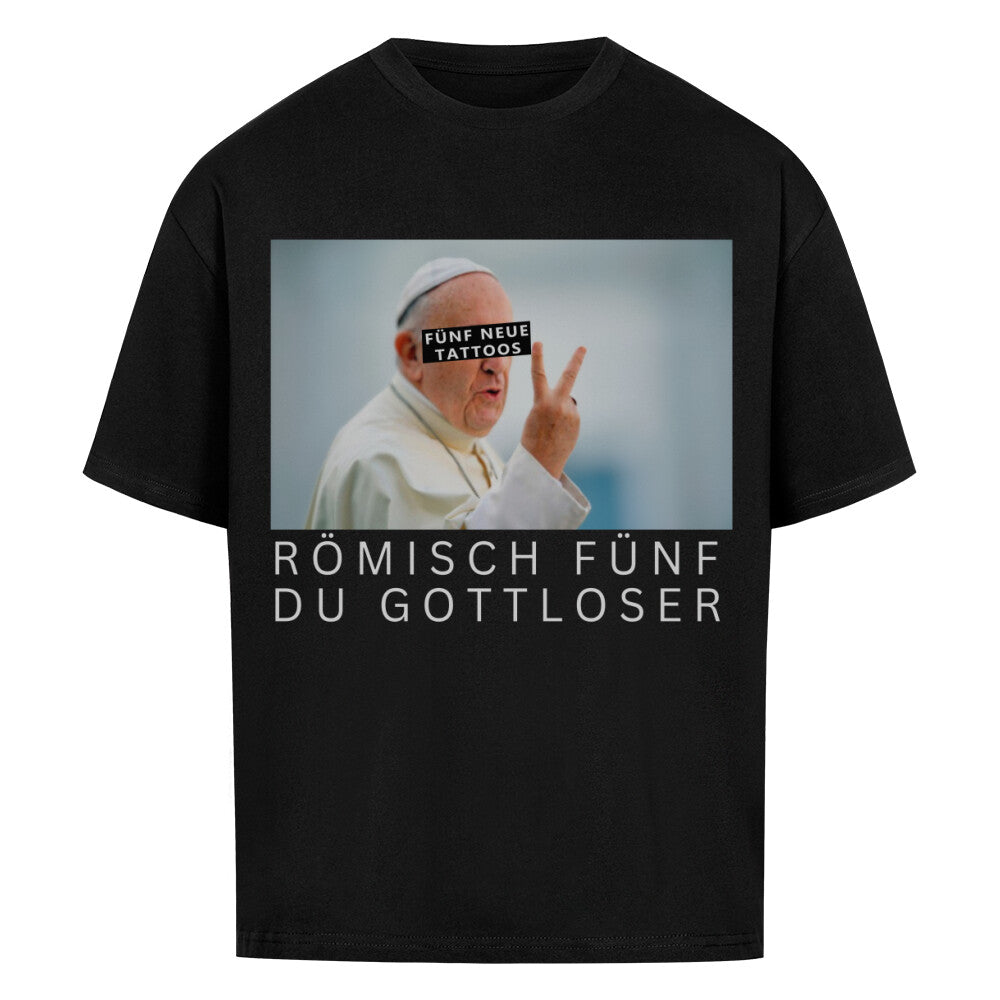Gottlos - Heavy Oversized Shirt T-Shirt  XS Schwarz  Tattoo Fashion von inked-mafia.de. Dieses Teil gehört in jeden Kleiderschrank eines inked-rebels! Finde ideale Geschenke für Tätowierte, Tattoofans oder Tätowierer.