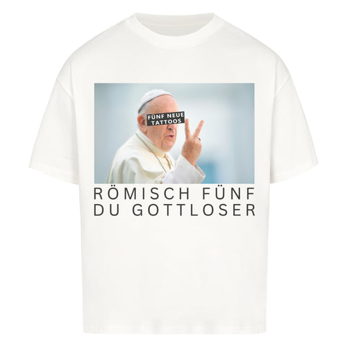 Gottlos - Heavy Oversized Shirt T-Shirt  XS Weiß  Tattoo Fashion von inked-mafia.de. Dieses Teil gehört in jeden Kleiderschrank eines inked-rebels! Finde ideale Geschenke für Tätowierte, Tattoofans oder Tätowierer.