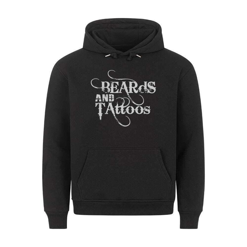 Beards - Hoodie Hoodie  S Schwarz  Tattoo Fashion von inked-mafia.de. Dieses Teil gehört in jeden Kleiderschrank eines inked-rebels! Finde ideale Geschenke für Tätowierte, Tattoofans oder Tätowierer.