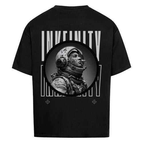 Inkfinity - Heavy Oversized Backprint Shirt T-Shirt  XS Schwarz  Tattoo Fashion von inked-mafia.de. Dieses Teil gehört in jeden Kleiderschrank eines inked-rebels! Finde ideale Geschenke für Tätowierte, Tattoofans oder Tätowierer.