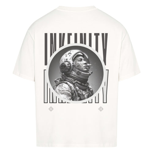 Inkfinity - Heavy Oversized Backprint Shirt T-Shirt  XS Weiß  Tattoo Fashion von inked-mafia.de. Dieses Teil gehört in jeden Kleiderschrank eines inked-rebels! Finde ideale Geschenke für Tätowierte, Tattoofans oder Tätowierer.