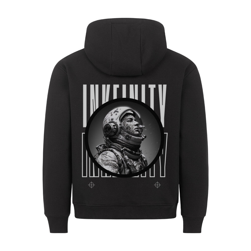Inkfinity - Backprint Hoodie Hoodie  S Schwarz  Tattoo Fashion von inked-mafia.de. Dieses Teil gehört in jeden Kleiderschrank eines inked-rebels! Finde ideale Geschenke für Tätowierte, Tattoofans oder Tätowierer.