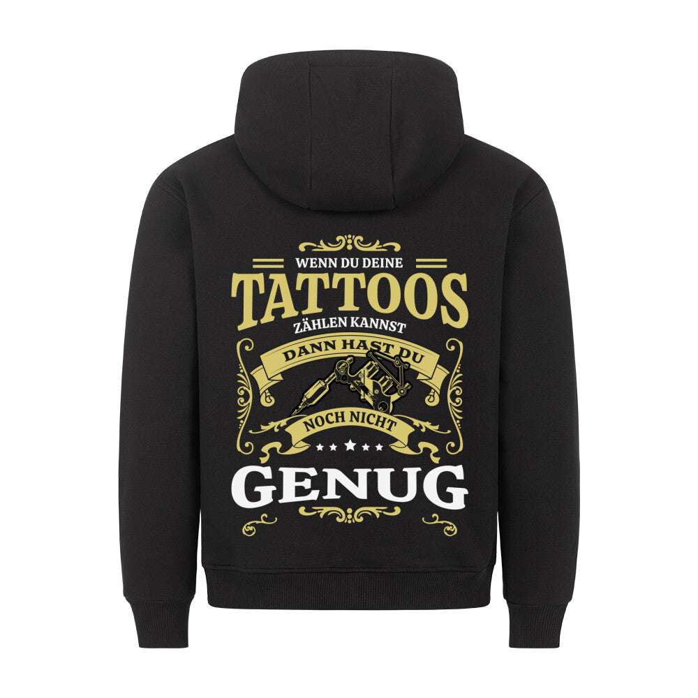 Zählen - Backprint Hoodie Hoodie  S Schwarz  Tattoo Fashion von inked-mafia.de. Dieses Teil gehört in jeden Kleiderschrank eines inked-rebels! Finde ideale Geschenke für Tätowierte, Tattoofans oder Tätowierer.