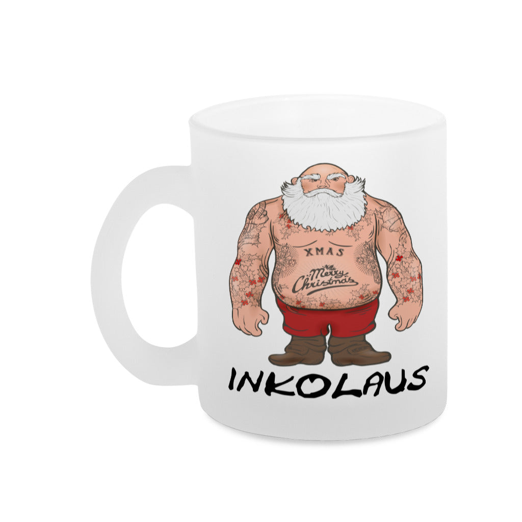 Inkolaus - Glühweintasse Mug     Tattoo Fashion von inked-mafia.de. Dieses Teil gehört in jeden Kleiderschrank eines inked-rebels! Finde ideale Geschenke für Tätowierte, Tattoofans oder Tätowierer.