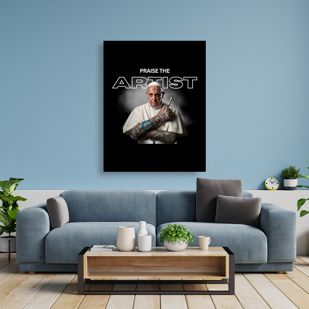 Artist - Poster Poster  90cm x 120cm   Tattoo Fashion von inked-mafia.de. Dieses Teil gehört in jeden Kleiderschrank eines inked-rebels! Finde ideale Geschenke für Tätowierte, Tattoofans oder Tätowierer.