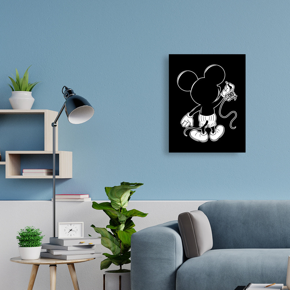 Inking Mouse - Poster Poster  45cm x 60cm   Tattoo Fashion von inked-mafia.de. Dieses Teil gehört in jeden Kleiderschrank eines inked-rebels! Finde ideale Geschenke für Tätowierte, Tattoofans oder Tätowierer.