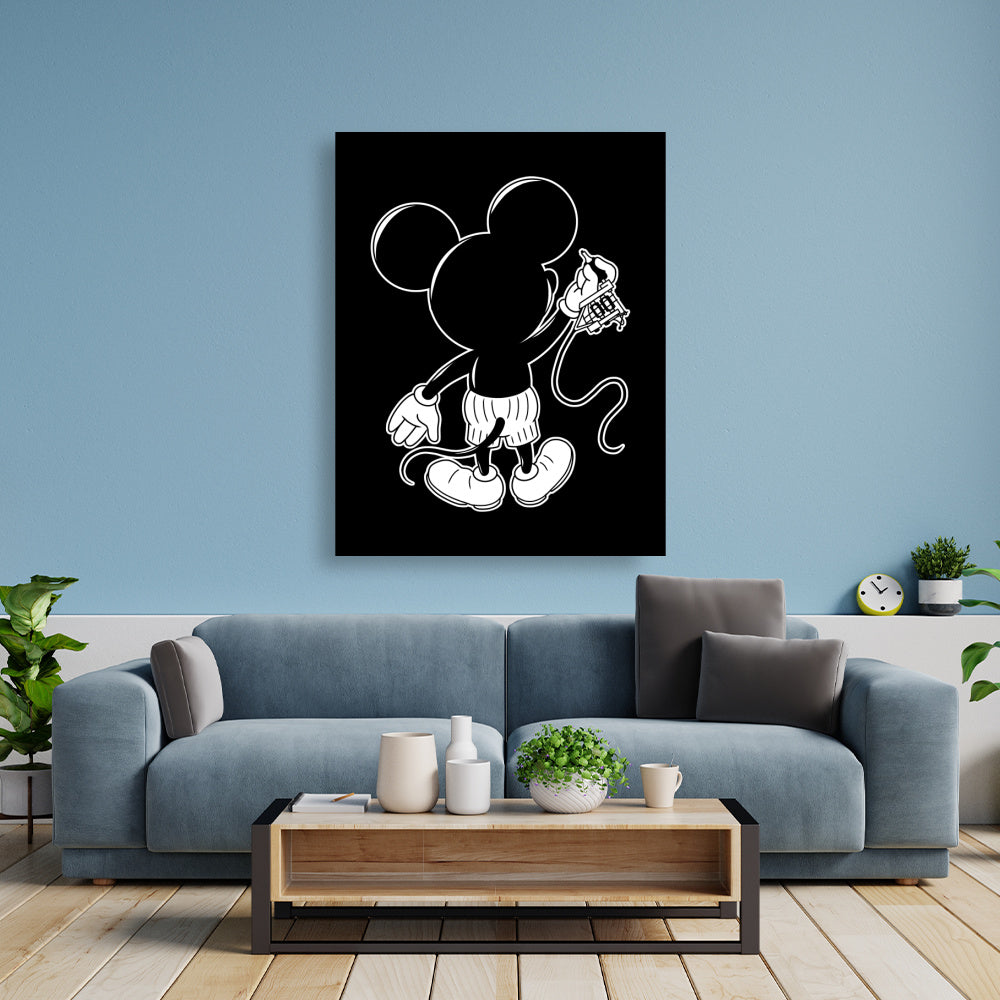 Inking Mouse - Poster Poster  90cm x 120cm   Tattoo Fashion von inked-mafia.de. Dieses Teil gehört in jeden Kleiderschrank eines inked-rebels! Finde ideale Geschenke für Tätowierte, Tattoofans oder Tätowierer.