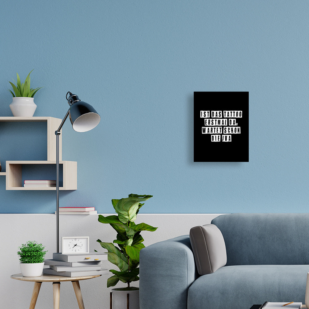 JVA - Poster Poster  30cm x 40cm   Tattoo Fashion von inked-mafia.de. Dieses Teil gehört in jeden Kleiderschrank eines inked-rebels! Finde ideale Geschenke für Tätowierte, Tattoofans oder Tätowierer.