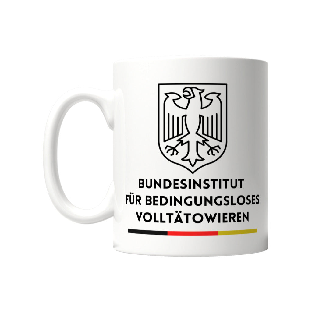 Bundesinstitut - Tasse Mug     Tattoo Fashion von inked-mafia.de. Dieses Teil gehört in jeden Kleiderschrank eines inked-rebels! Finde ideale Geschenke für Tätowierte, Tattoofans oder Tätowierer.