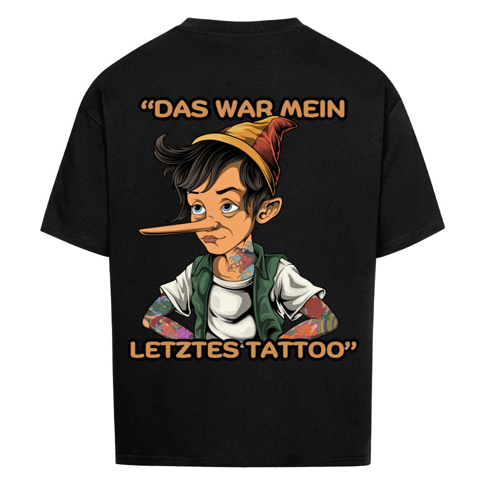 Inkocchio - Heavy Oversized Backprint Shirt T-Shirt  XS Schwarz  Tattoo Fashion von inked-mafia.de. Dieses Teil gehört in jeden Kleiderschrank eines inked-rebels! Finde ideale Geschenke für Tätowierte, Tattoofans oder Tätowierer.
