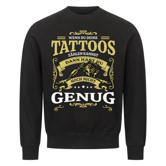 Zählen - Sweatshirt Sweatshirt  S Schwarz  Tattoo Fashion von inked-mafia.de. Dieses Teil gehört in jeden Kleiderschrank eines inked-rebels! Finde ideale Geschenke für Tätowierte, Tattoofans oder Tätowierer.