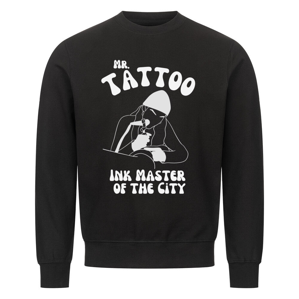 Mr. Tattoo - Sweatshirt Sweatshirt  S Schwarz  Tattoo Fashion von inked-mafia.de. Dieses Teil gehört in jeden Kleiderschrank eines inked-rebels! Finde ideale Geschenke für Tätowierte, Tattoofans oder Tätowierer.