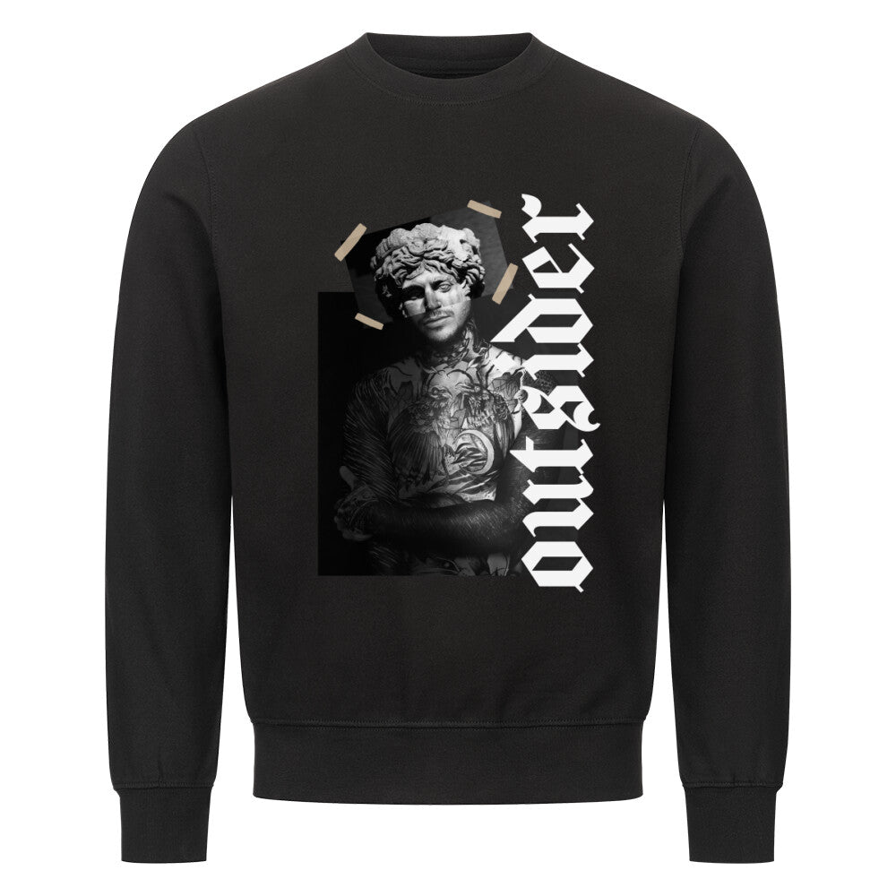 Outsider - Sweatshirt Sweatshirt  S Schwarz  Tattoo Fashion von inked-mafia.de. Dieses Teil gehört in jeden Kleiderschrank eines inked-rebels! Finde ideale Geschenke für Tätowierte, Tattoofans oder Tätowierer.