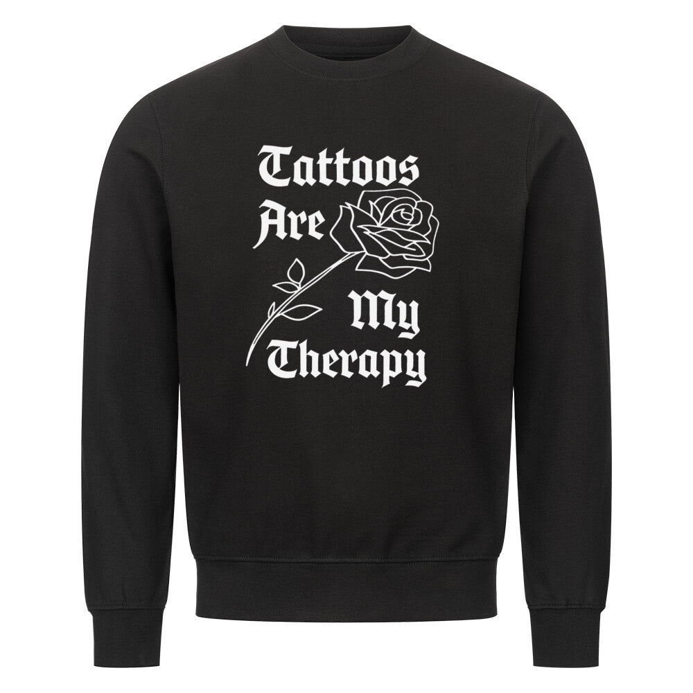 Therapy - Sweatshirt Sweatshirt  S Schwarz  Tattoo Fashion von inked-mafia.de. Dieses Teil gehört in jeden Kleiderschrank eines inked-rebels! Finde ideale Geschenke für Tätowierte, Tattoofans oder Tätowierer.