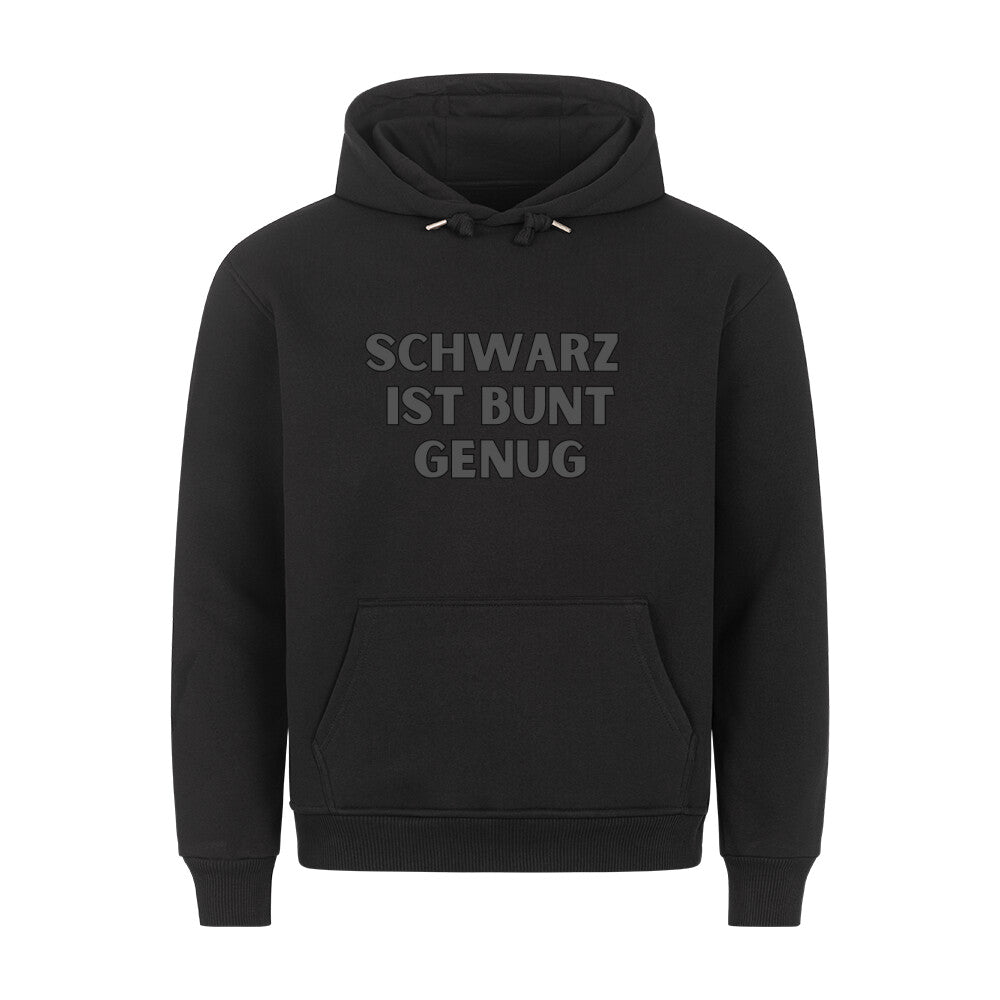 Schwarz ist bunt genug - Hoodie Hoodie  S Schwarz  Tattoo Fashion von inked-mafia.de. Dieses Teil gehört in jeden Kleiderschrank eines inked-rebels! Finde ideale Geschenke für Tätowierte, Tattoofans oder Tätowierer.