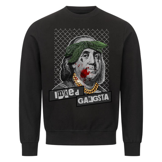 Inked Gangsta - Sweatshirt Sweatshirt  S Schwarz  Tattoo Fashion von inked-mafia.de. Dieses Teil gehört in jeden Kleiderschrank eines inked-rebels! Finde ideale Geschenke für Tätowierte, Tattoofans oder Tätowierer.